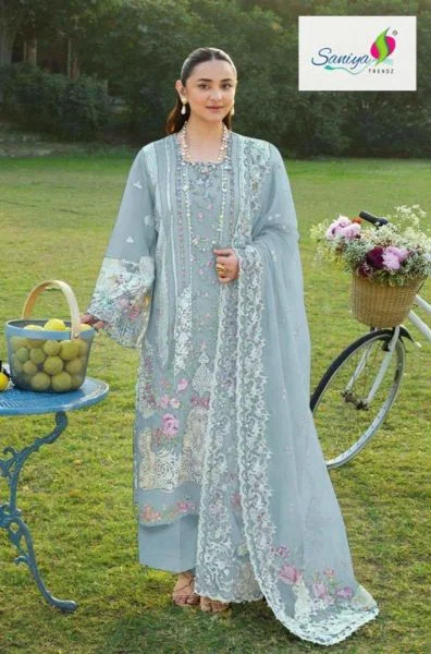 1012 A To D By Saniya Cotton Chikankari Pakistani Salwar Suits